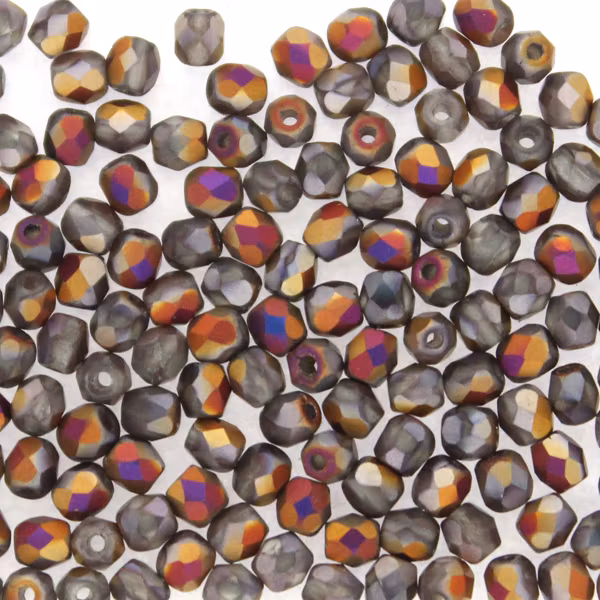 Crystal Sliperit Full Matted Fire Polish 3mm 100st