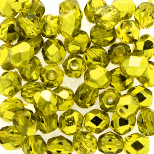 Citron Metallic Ice Fire Polish 6mm 50st