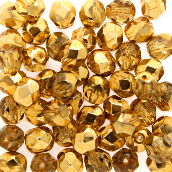 Apricot Metallic Ice Fire Polish 6mm 50st
