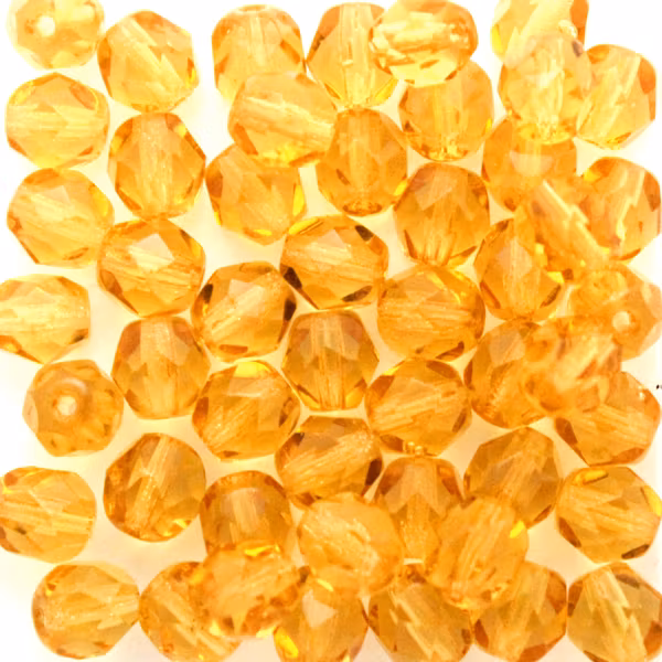 Topaz Fire Polish 6mm 50st