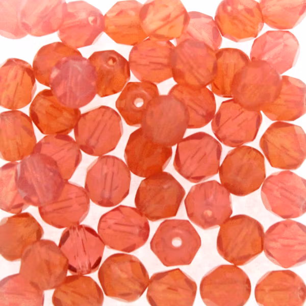 Milky Pink Fire Polish 6mm 50st