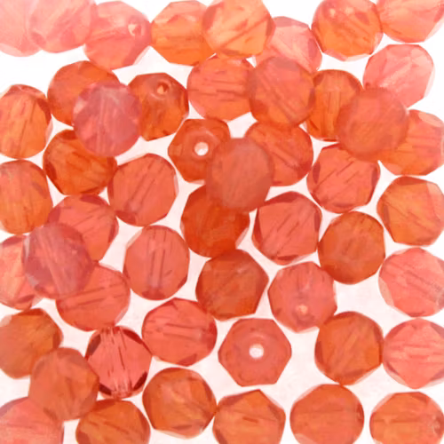 Milky Pink Fire Polish 6mm 50st