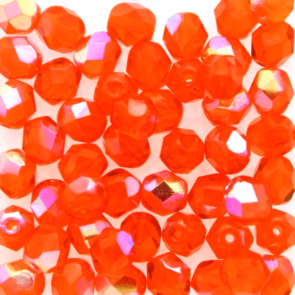 Hyacinth AB Fire Polish 6mm 50st