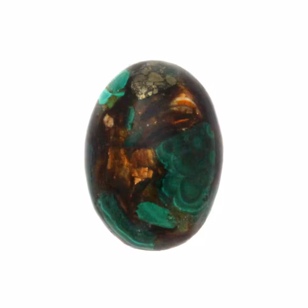 Regalite Flak Mörkgrön Oval Cabochon 25x18mm 1st