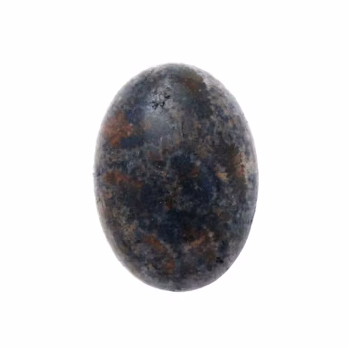 Koralljade Blå Rundad Baksida Oval Cabochon 25x18mm 1st