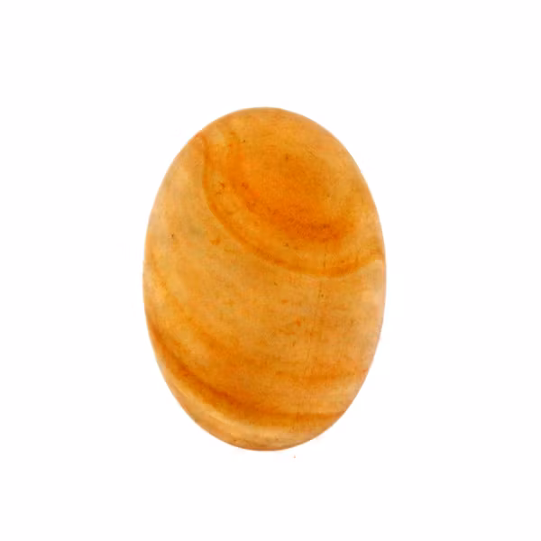 Agat Sand Ojämn Storlek Oval Cabochon 25x18mm 1st
