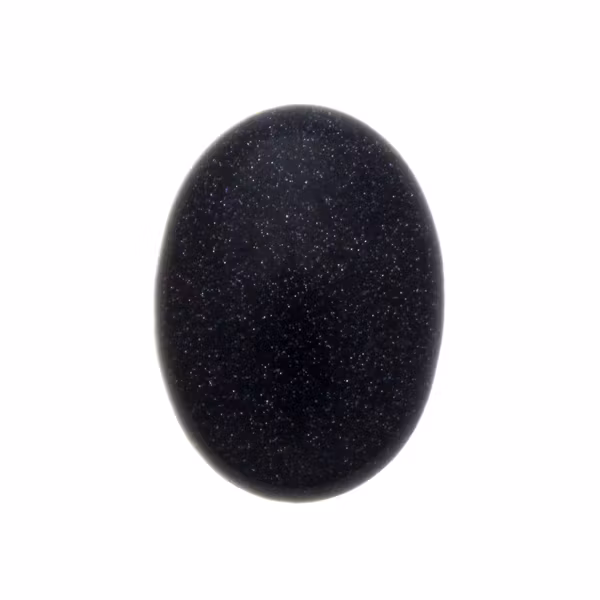 Blå Guldsten Oval Cabochon 30x22mm 1st