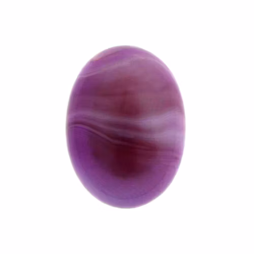 Lila Randig Agat Oval Cabochon 30x22mm 1st