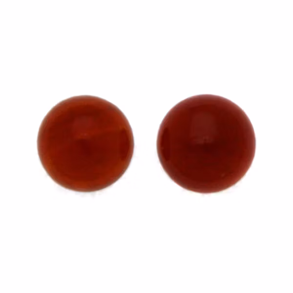 Röd Agat Cabochon 12mm 2st