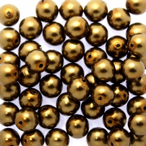 Brass Vaxade Runda/Druks 6mm 50st