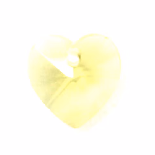 Jonquil Hjärta Glas 10x10mm 1st