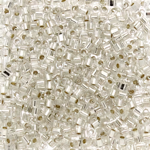 Silverlined Crystal SB18-0001 Miyuki 1,8mm Cube 10g
