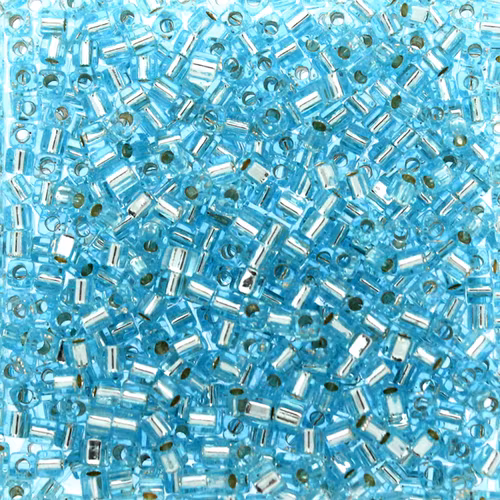 Silverlined Aqua SB18-0018 Miyuki 1,8mm Cube 10g