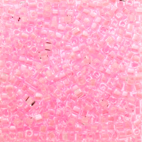 Pink Lined Crystal SB18-0207 Miyuki 1,8mm Cube 10g