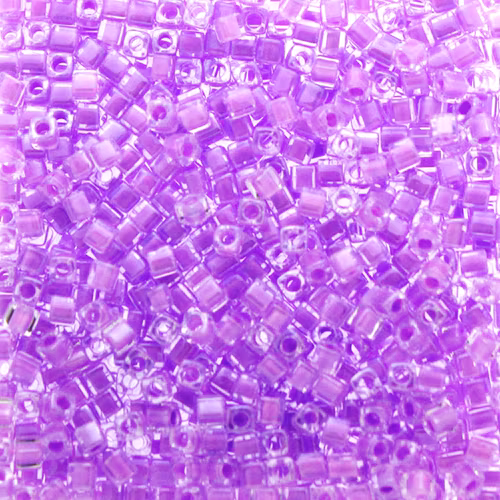 Orchid Lined Crystal SB18-0222 Miyuki 1,8mm Cube 10g