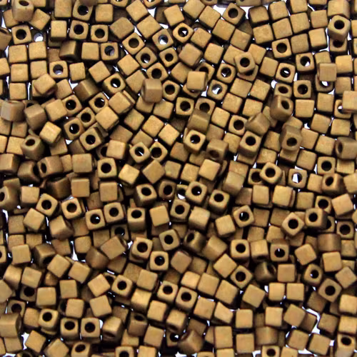 Matte Metallic Dark Bronze SB18-2006 Miyuki 1,8mm Cube 10g