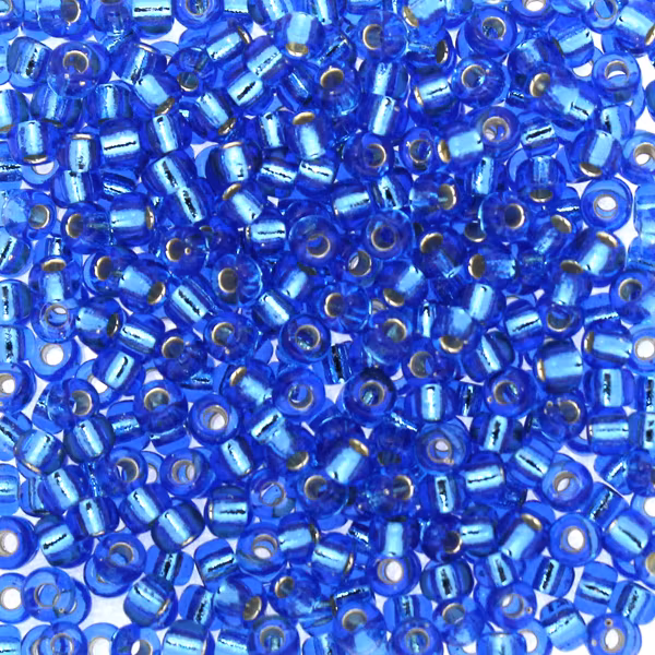 Silverlined Sapphire 8-0019 Miyuki Seedbeads 8/0 10g