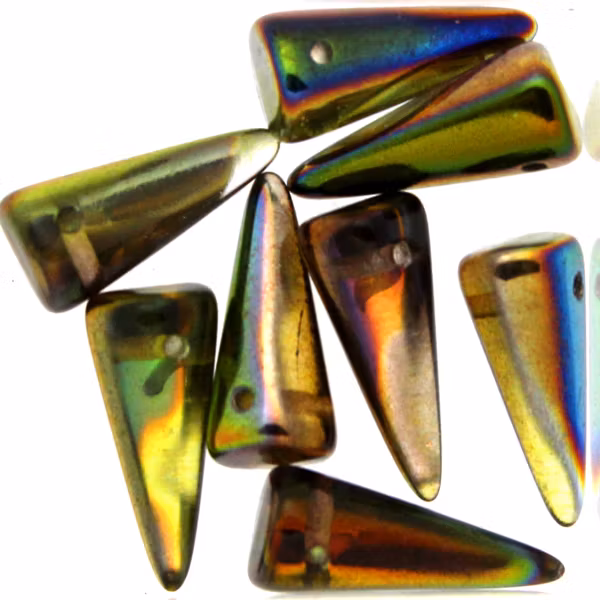 Crystal Magic Green Spikes 7x17mm 5g