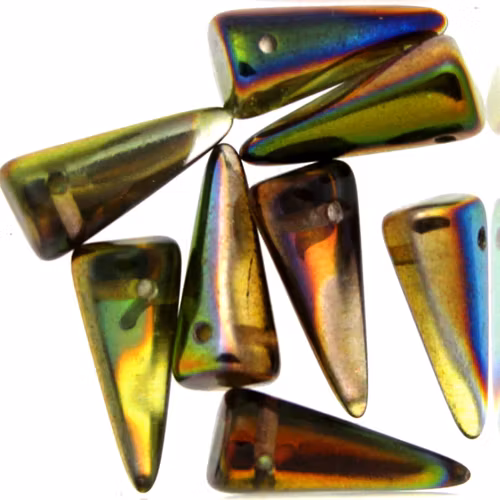 Crystal Magic Green Spikes 7x17mm 5g