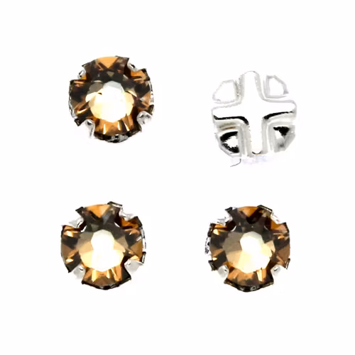 Golden Shadow Swarovski Rose Montées ss30 53103 4st