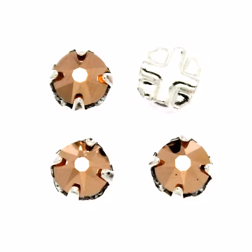 Rose Gold Swarovski Rose Montées ss30 53103 4st