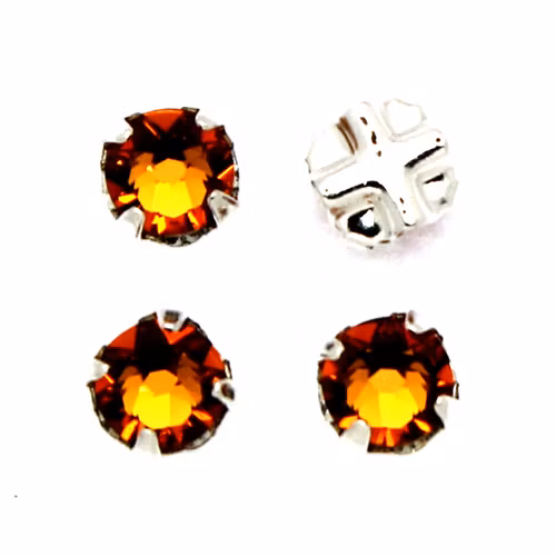 Topaz Swarovski Rose Montées ss30 53103 4st