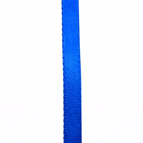 Koboltblå Satinband 6mm 1m