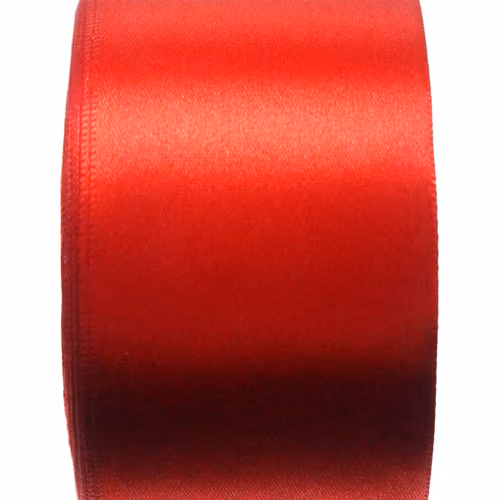 Röd Satinband 50mm 1m