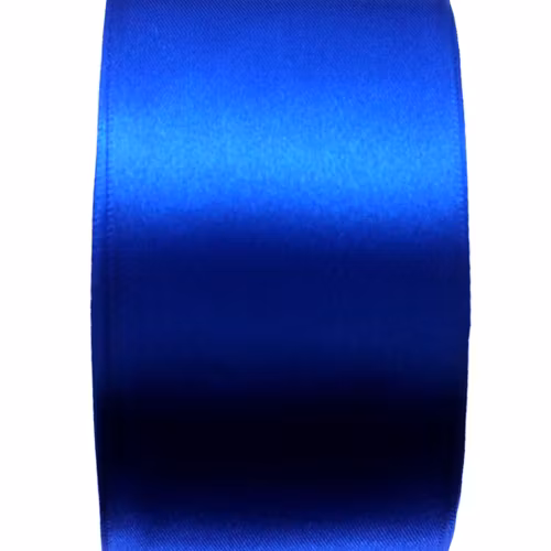 Koboltblå Satinband 50mm 1m