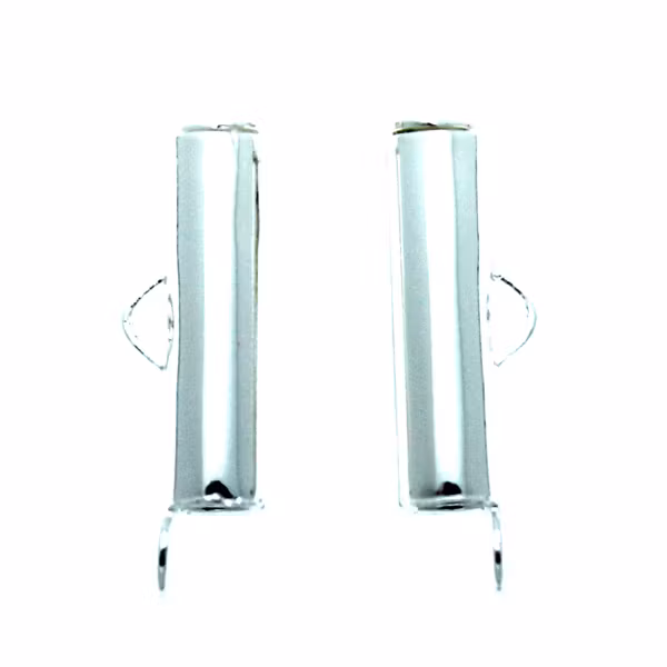 Slide Tube Silverpläterad 15mm 2st