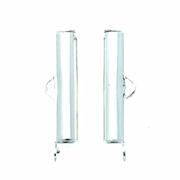 Slide Tube Silverpläterad 20mm 2st