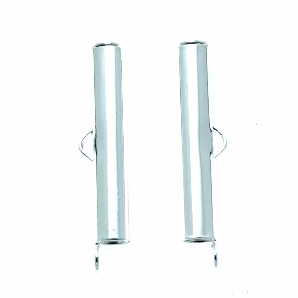 Slide Tube Silverpläterad 25mm 2st