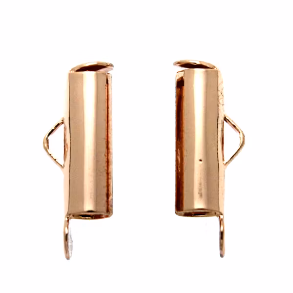 Slide Tube Roseguldfärgad 12mm 2st