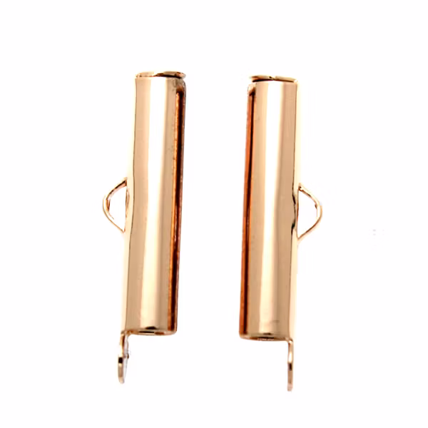 Slide Tube Roseguldfärgad 20mm 2st
