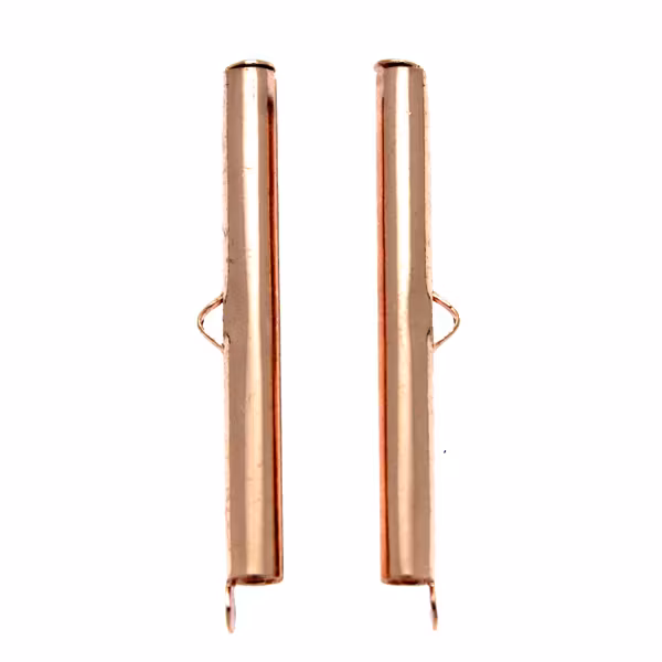 Slide Tube Roseguldfärgad 40mm 2st