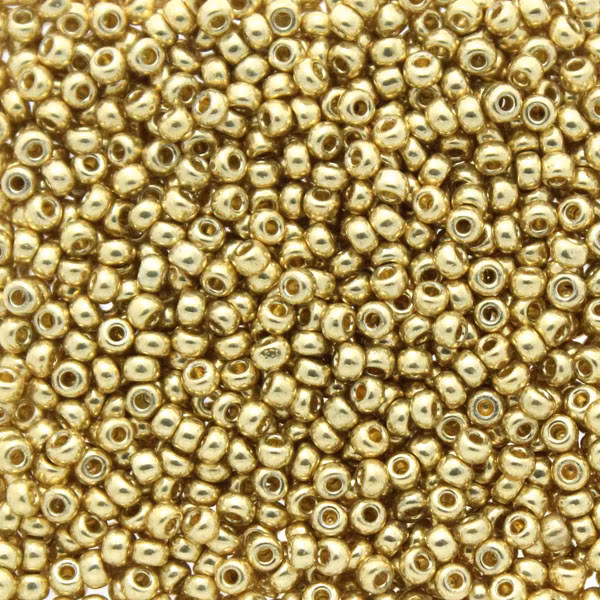Duracoat Galvanized Pale Gold 11-5101 Miyuki Seedbeads 11/0 10g
