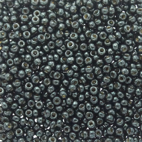 Duracoat Galvanized Black Moss 11-5107 Miyuki Seedbeads 11/0 10g