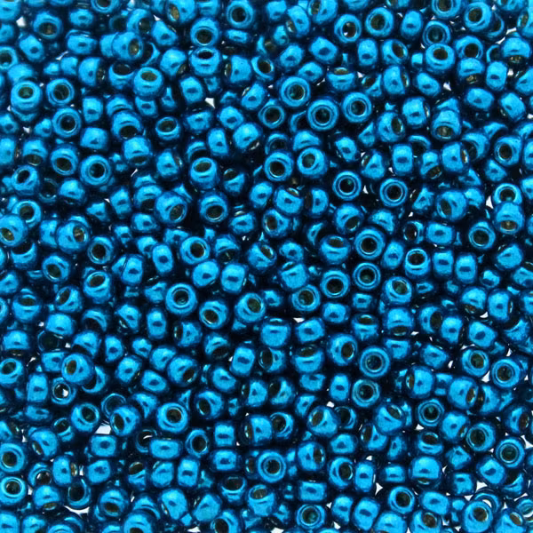 Duracoat Galvanized Dark Capri Blue 11-5114 Miyuki Seedbeads 11/0 10g