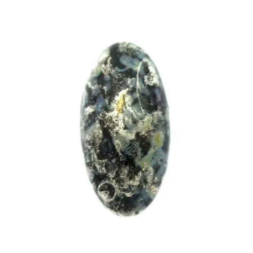 Jet Patina Silver Athos Par Puca 20x10x6mm 1st