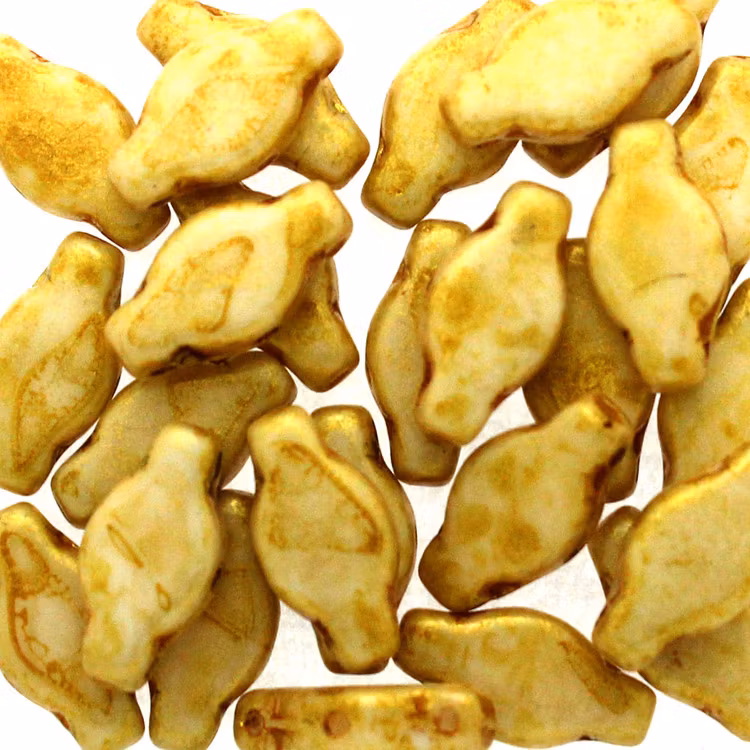 Alabaster Beige Spotted Navette 10g