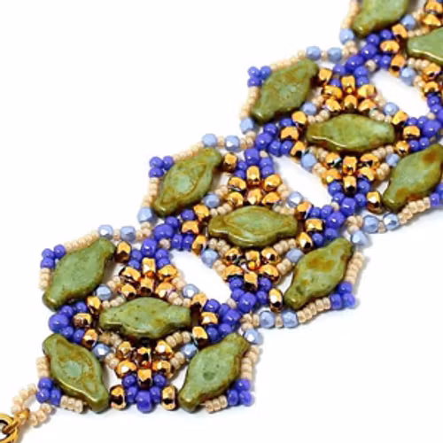 Navette Armband PDF 1pkt Navette Beads