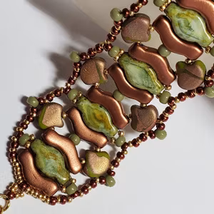Better Together Armband PDF 1pkt Ginko/Bridge/Navette Beads