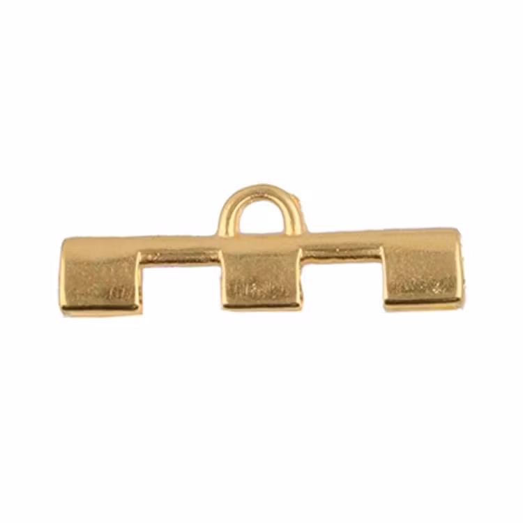 Cymbal Soros III Guldpläterad 26x8mm 2 st