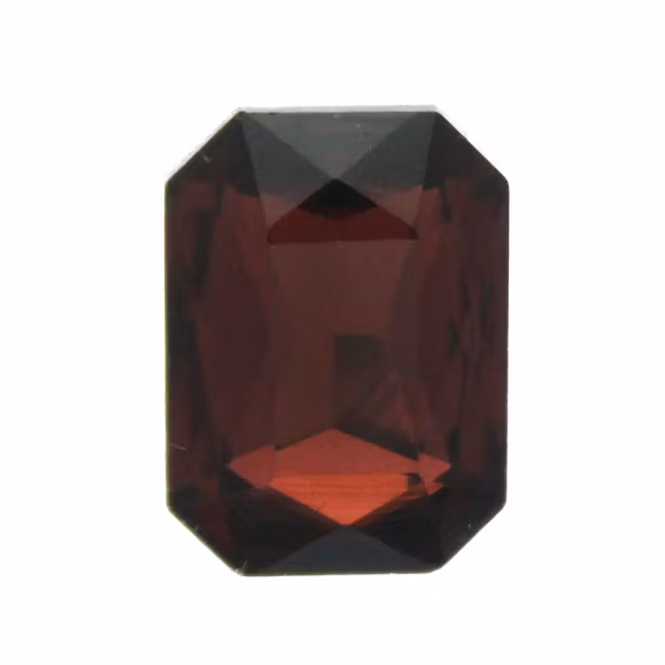 Wine Kinesisk Strass Rektangel 14x10mm 2st