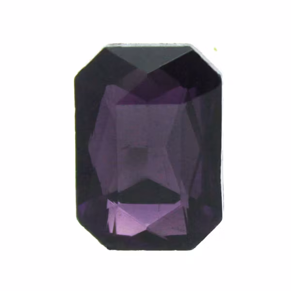 Purple Kinesisk Strass Rektangel 14x10mm 2st