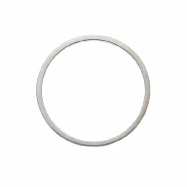 Mörkt Silverfärgad 15mm Metallram Rund 1st