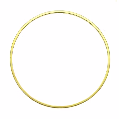 Guldfärgad 40mm Metallram Rund 1st