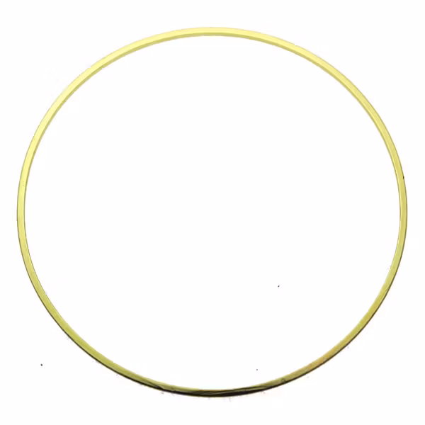 Guldfärgad 50mm Metallram Rund 1st