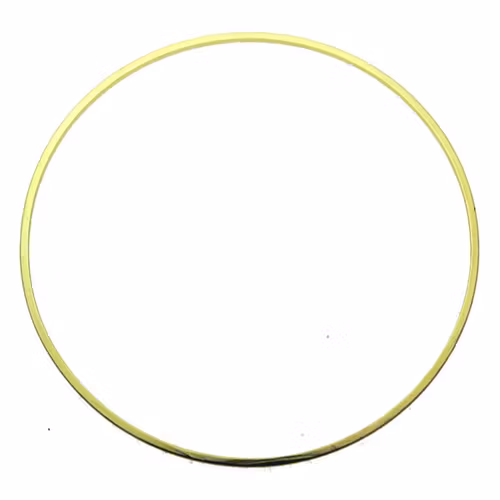 Guldfärgad 50mm Metallram Rund 1st