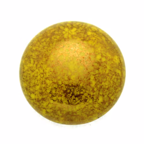 Opaque Jonquil Teracota Bronze Cabochon Par Puca 25mm 1st